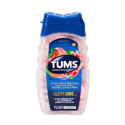 Tums Ultra Strength - Assorted Berries - 72s