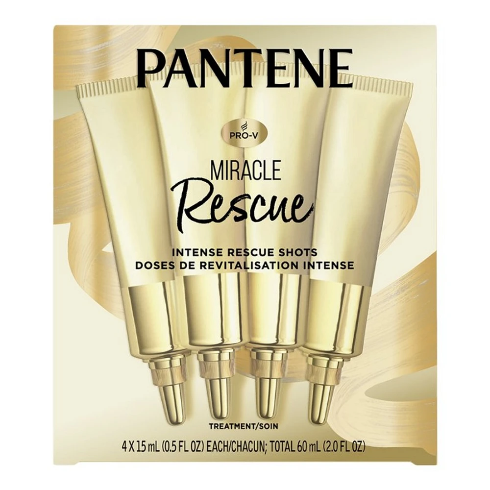 Pantene Pro-V Miracle Rescue Intense Rescue Shots - 4 x 15ml