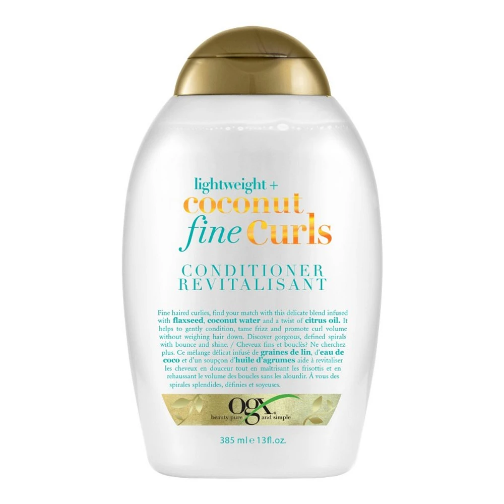 OGX Lightweight + Coconut Fine Curls Conditioner - 385ml