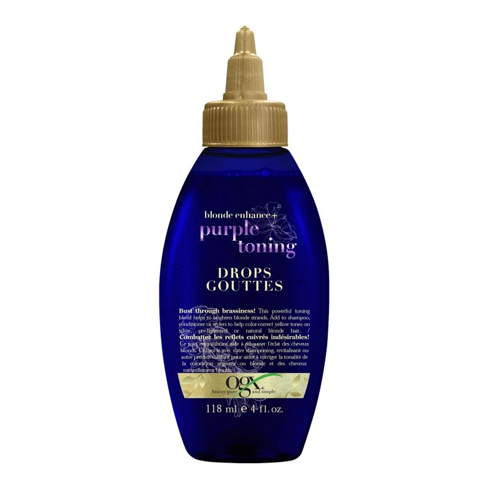 OGX Blonde Enhance + Purple Toning Drops - 118ml