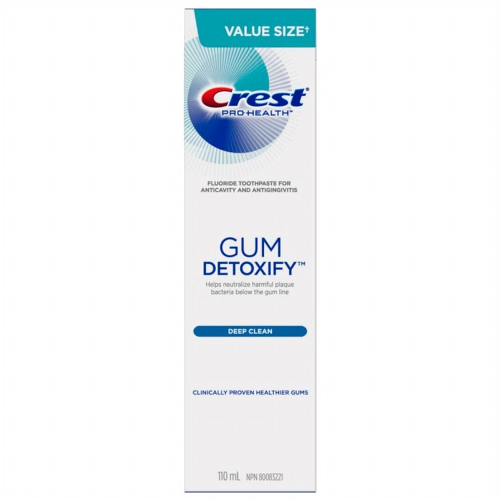 Crest Pro Health Gum Detoxify Deep Clean Toothpaste - 110ml