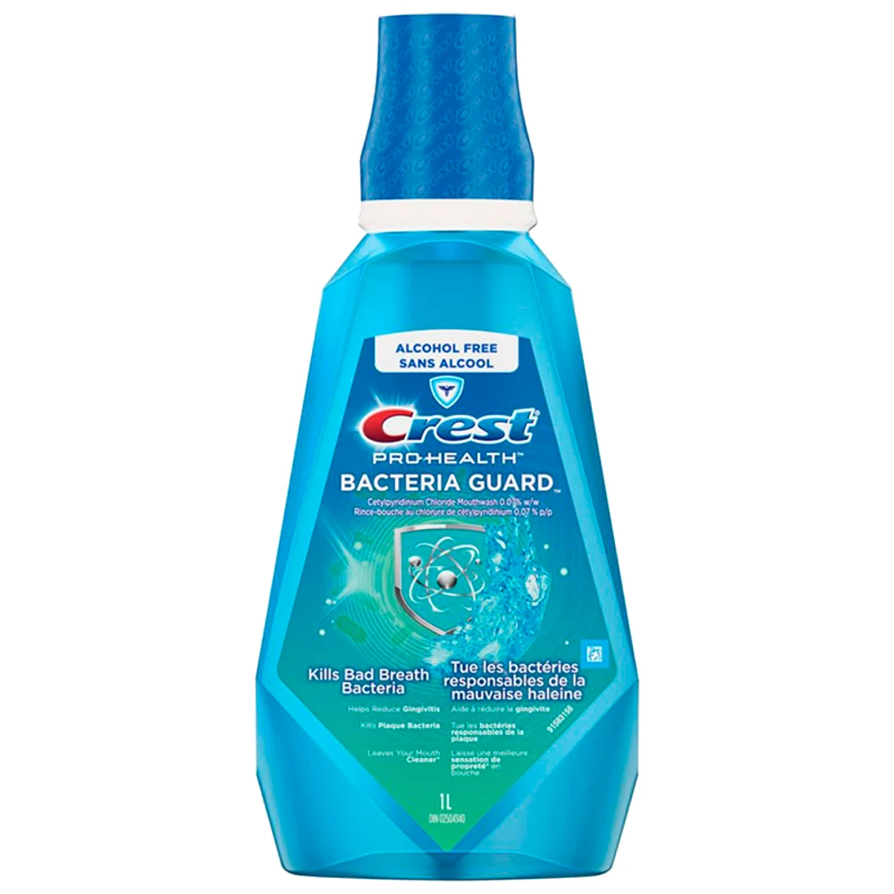 Crest Pro Health Advanced Bacteria Guard Mouthwash - 1L