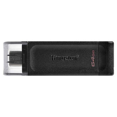 Kingston DataTraveler USB-C Flash Drive - Black - GB