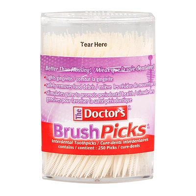 The Doctor's BrushPicks Interdental Toothpicks - 250s