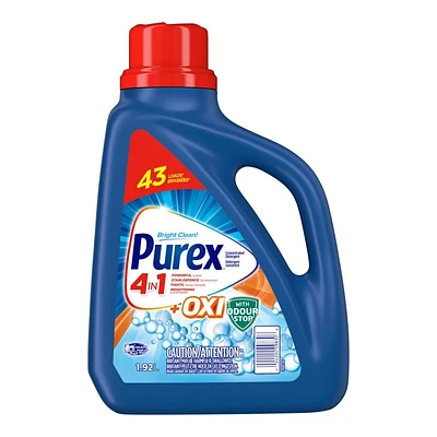 Purex Dirt Lift Action 4in1 + Oxi Liquid Laundry Detergent - 1.92L / 43 loads