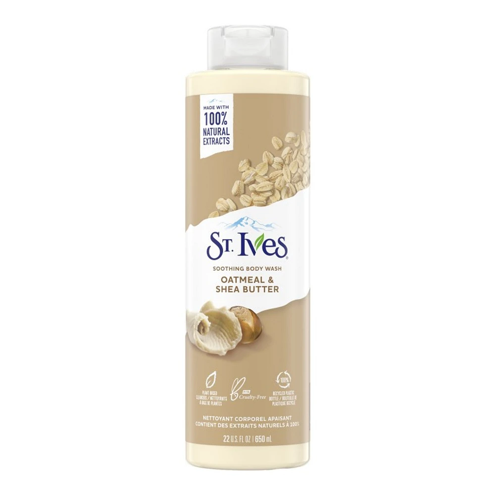 St. Ives Soothing Body Wash - Oatmeal and Shea Butter - 650ml