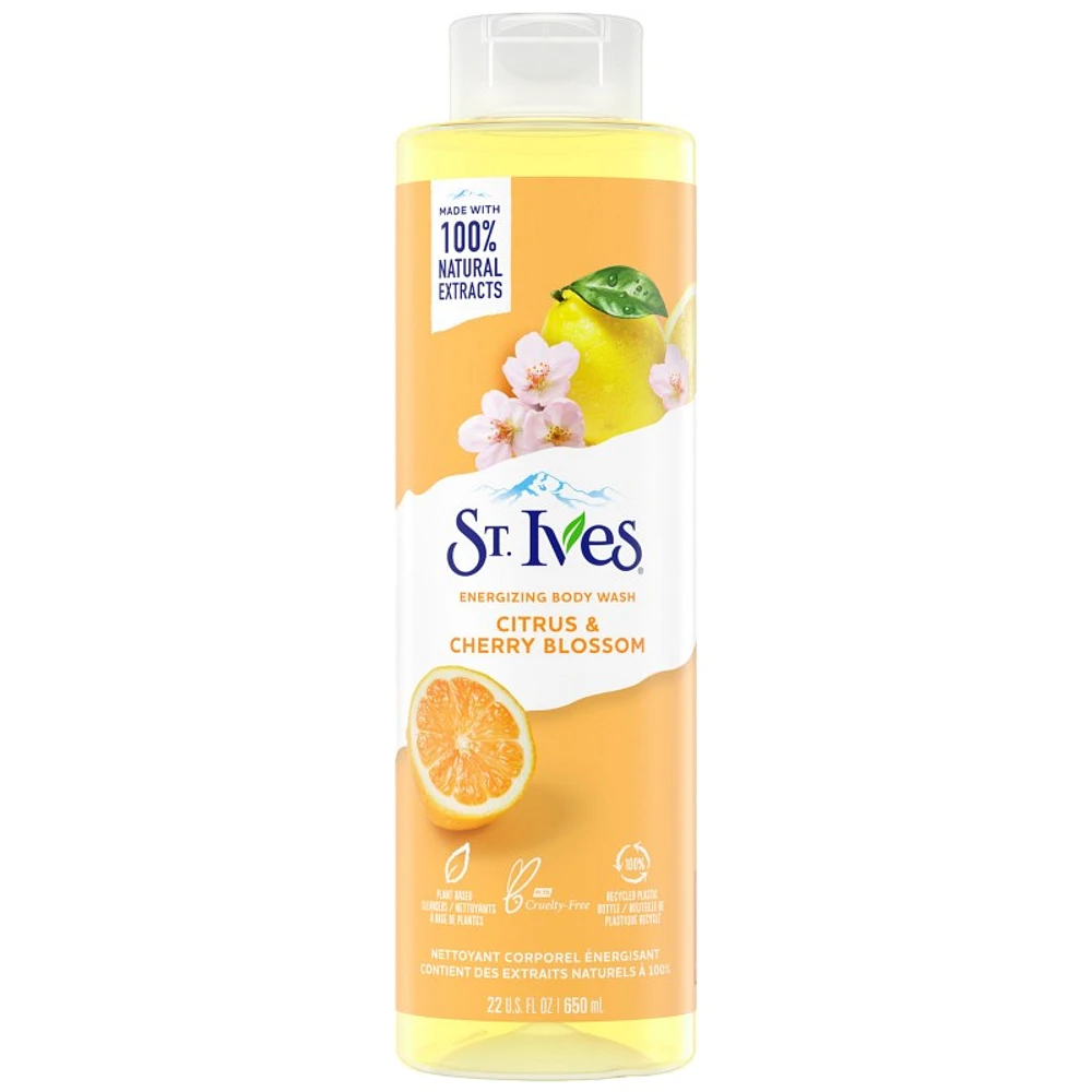 St. Ives Skin Care Body Wash - Citrus & Cherry Blossom