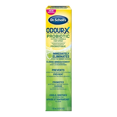  Dr. Scholl's Odour-X Probiotic Extract Formula Foot Spray - 113g