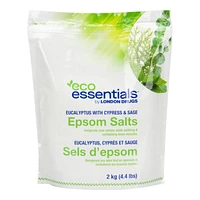 Eco Essentials Epsom Salt - Eucalyptus with Cypress and Sage - 2kg