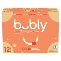 Bubly Sparkling Peach - 12x355ml