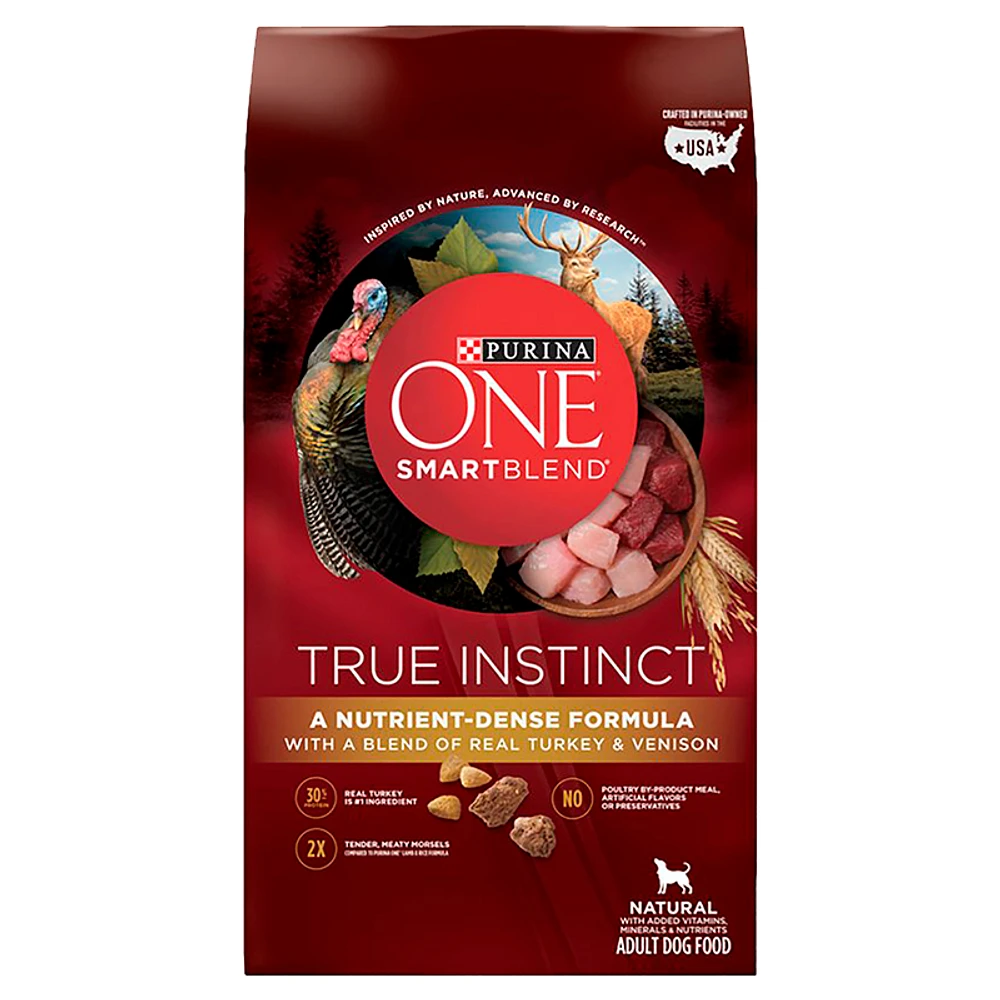 Purina ONE Smartblend True Instinct Dry Dog Food - Turkey/Venison - 1.82kg