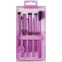 Real Techniques Everyday Eye Essentials Makeup Brush Kit - 8 piece