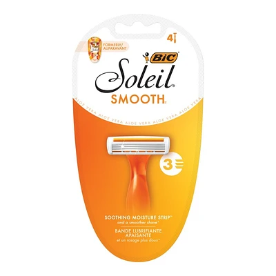 BIC Soleil Original Women's Disposable Razors - Assorted Colours - 4's