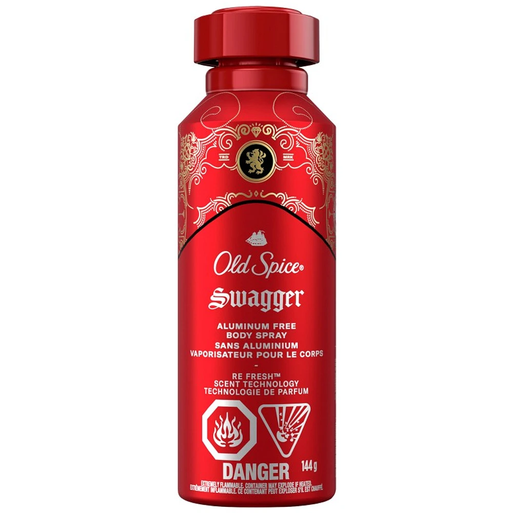 Old Spice Swagger Aluminum Free Body Spray - 144g