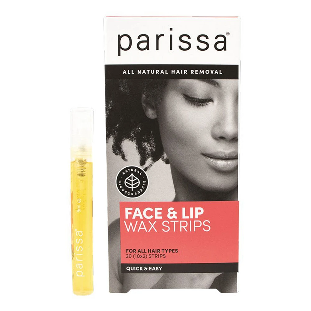 Parissa Face & Lip Wax Strips - 20s