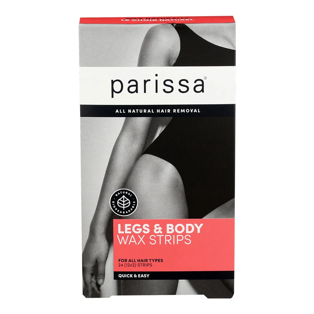 Parissa Legs & Body Wax Strips - 24s