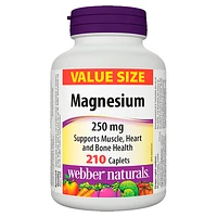 Webber Naturals Magnesium - 250mg - 210s