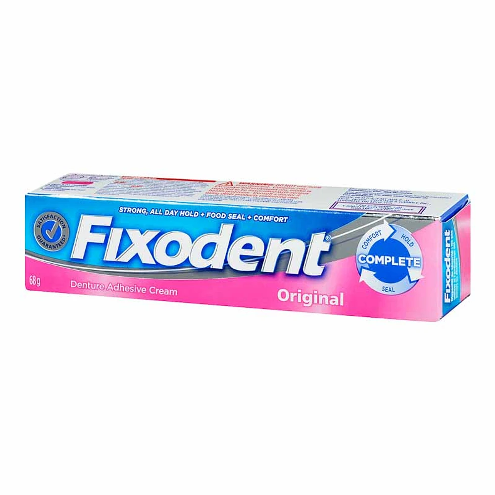 Fixodent Denture Adhesive Cream - Original - 68g