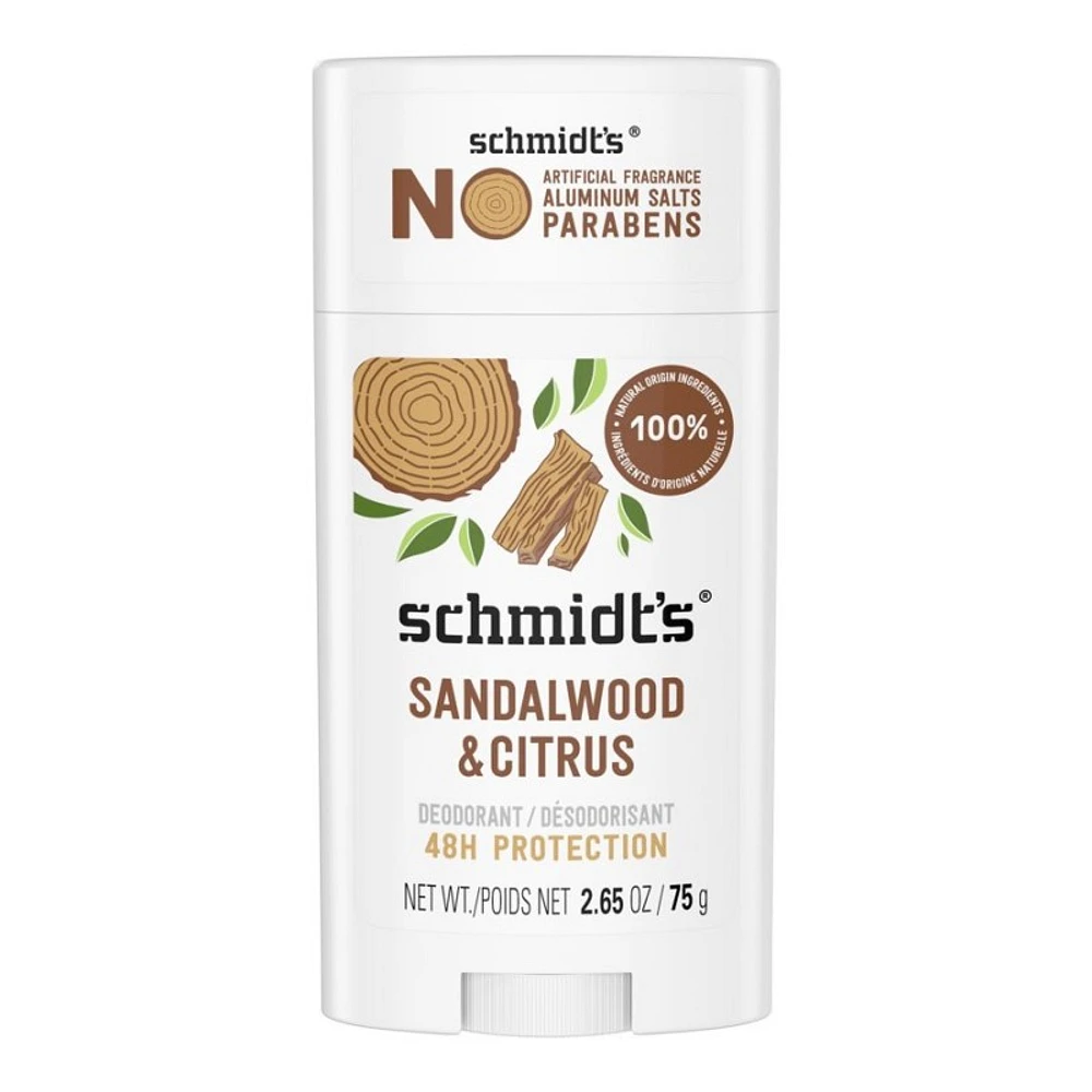 Schmidt's Natural Deodorant - Sandalwood & Citrus - 75g