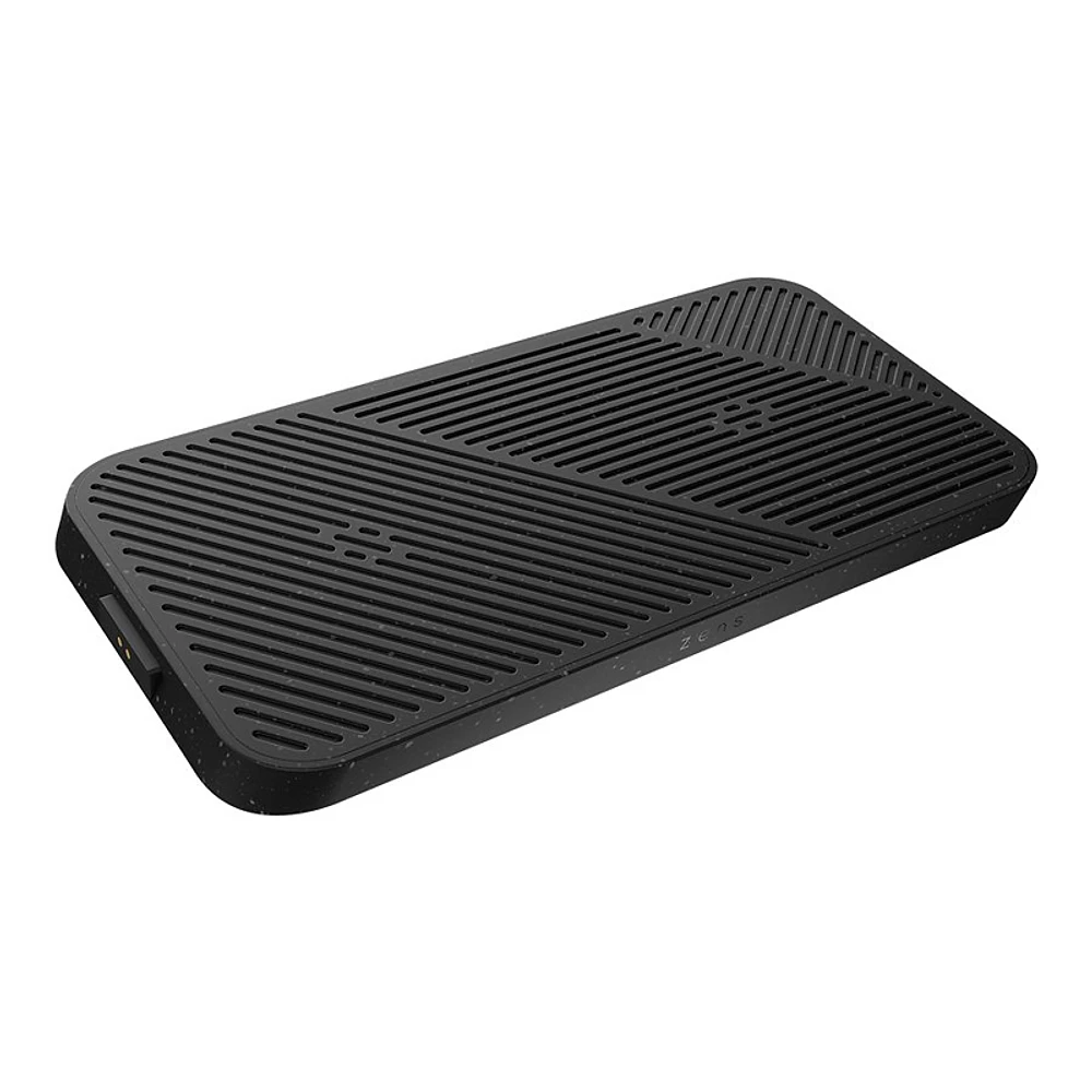 Zens Modular Dual Wireless Charger Main Station - Black - ZEMDC1P/00