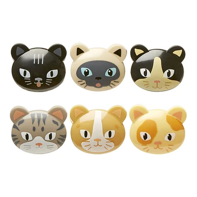 Kikkerland Bag Clips - Cats - 6s