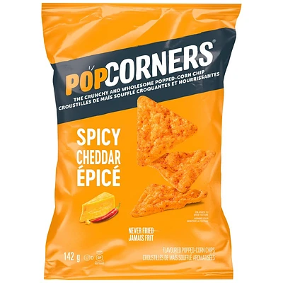 PopCorners Popped Corn Chips - Spicy Cheddar - 142g