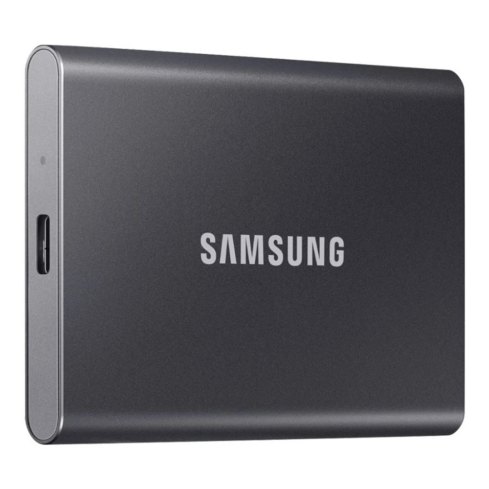 Samsung T7 Portable External SSD - Titan Gray - 2TB - MU-PC2T0T/AM