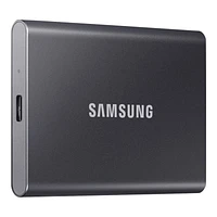 Samsung T7 Portable External SSD - Titan Gray - 2TB - MU-PC2T0T/AM