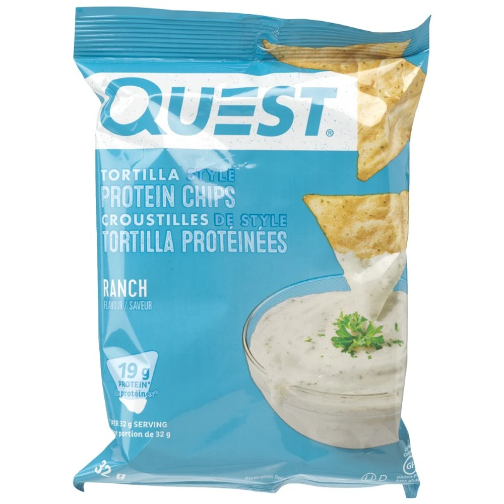 Quest Tortilla Style Protein Chips - Ranch - 32g