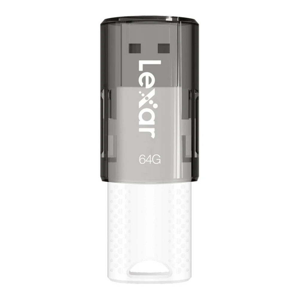 Lexar JumpDrive S60 USB 2.0 Flash Drive - 64GB - LJDS060064G-BNBNU