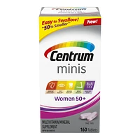 Centrum Minis Women 50+ Multivitamin/Mineral Supplement - 160s