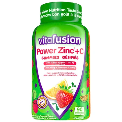 Vitafusion Power Zinc + C Gummy Vitamins - 90's