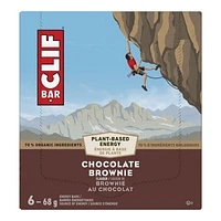 Clif Bar Energy Bar - Chocolate Brownie - 6 x 68g