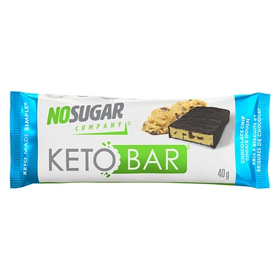 No Sugar Keto Bar - Chocolate Chip Cookie Dough - 40g