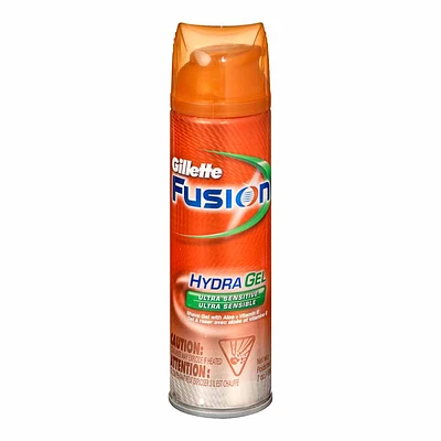 Gillette Fusion Hydra Gel Shave Gel  - Sensitive - 198g 