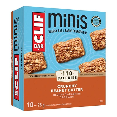 Clif Mini Energy Bar - Crunchy Peanut Butter - 10 x 28g