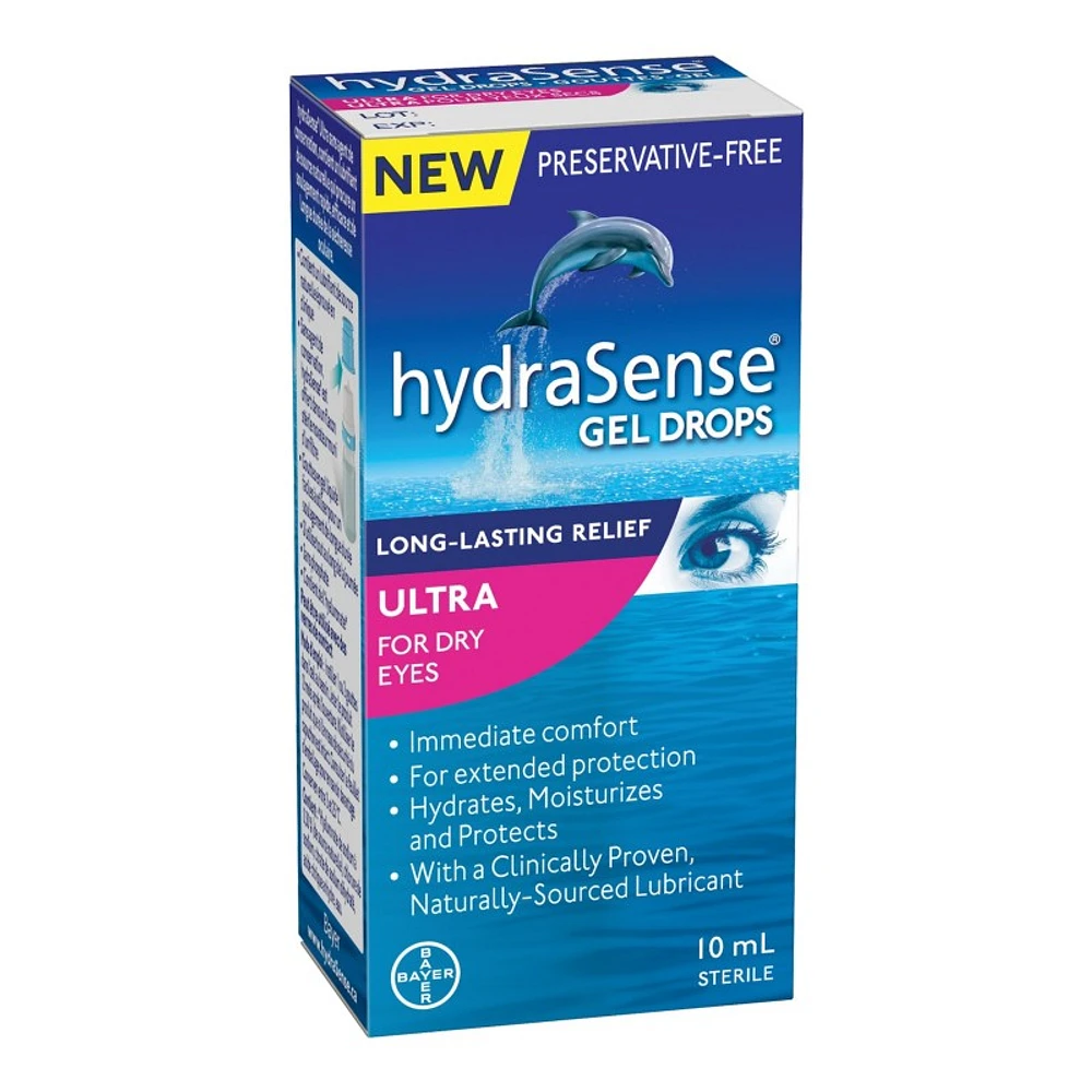 HydraSense Ultra Gel Drops for Dry Eyes - 10ml