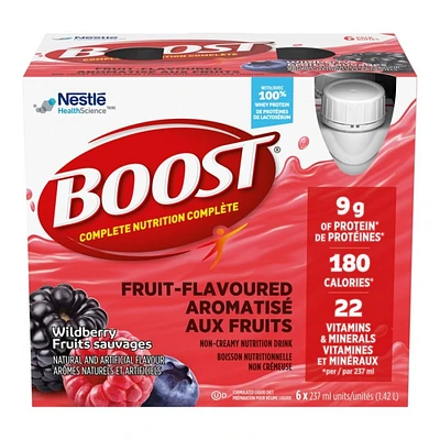 BOOST Vitamin With Mineral - Wildberry - 6 x 237ml