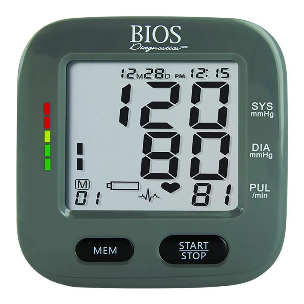 BIOS Diagnostics Precision Series 4.0+ Blood Pressure Monitor - Silver - BD323