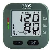 BIOS Diagnostics Precision Series 4.0+ Blood Pressure Monitor - Silver - BD323