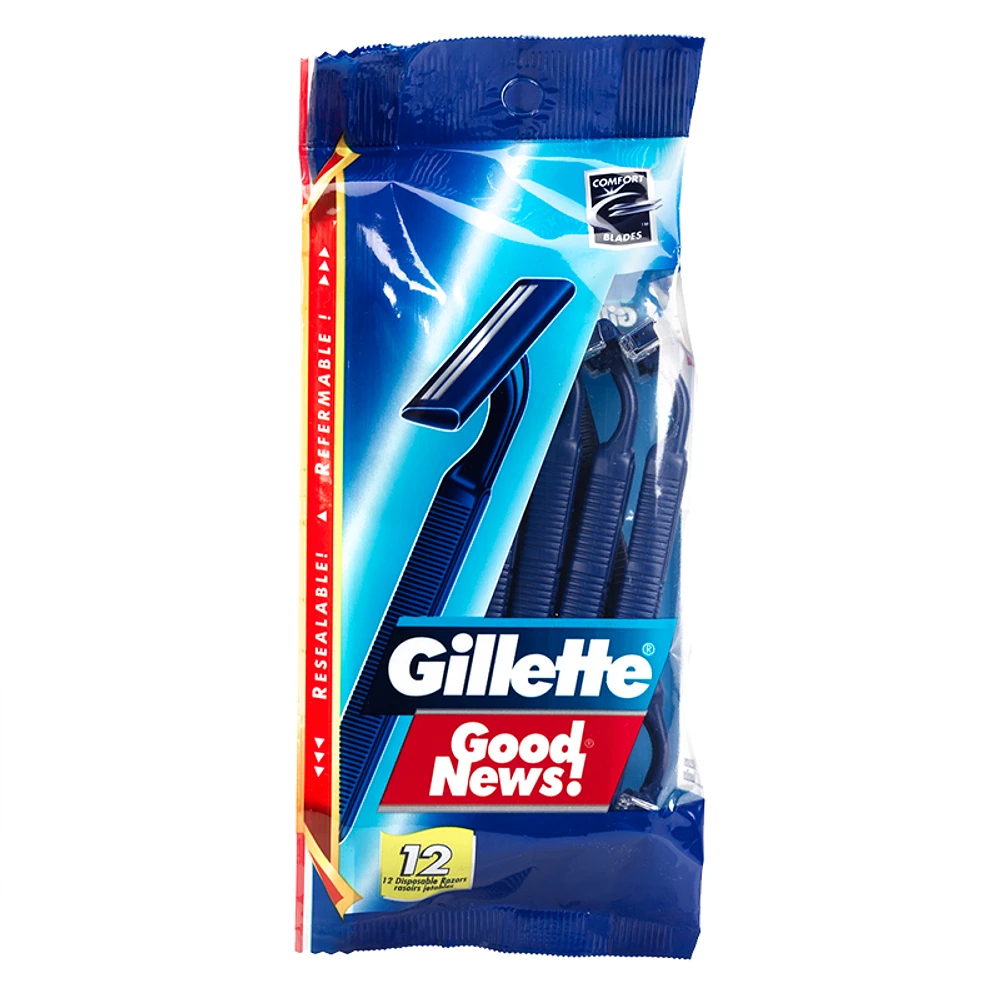 Gillette Good News Razors - 12s