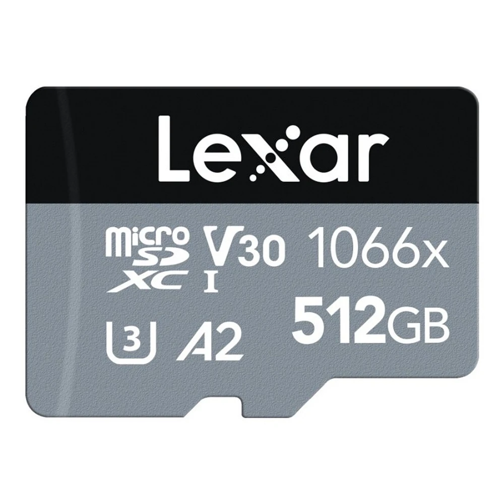 Lexar Professional Silver Series microSDXC UHS-I Memory Card - 512GB - LMS1066512G-BNANU