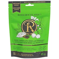 Ross Stevia Pouch Dark Chocolate Minis - Hazelnut - 85g