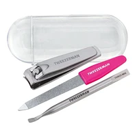 Tweezerman Mini Manicure Set - Stainless Steel - 3 piece