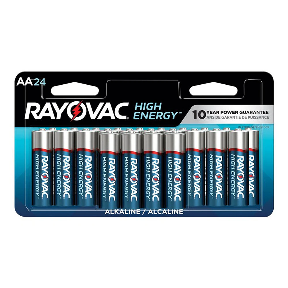 Rayovac Alkaline Batteries - AA - 24's