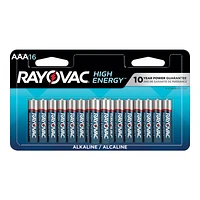 Rayovac High-Energy Alkaline Batteries - AAA - 16's