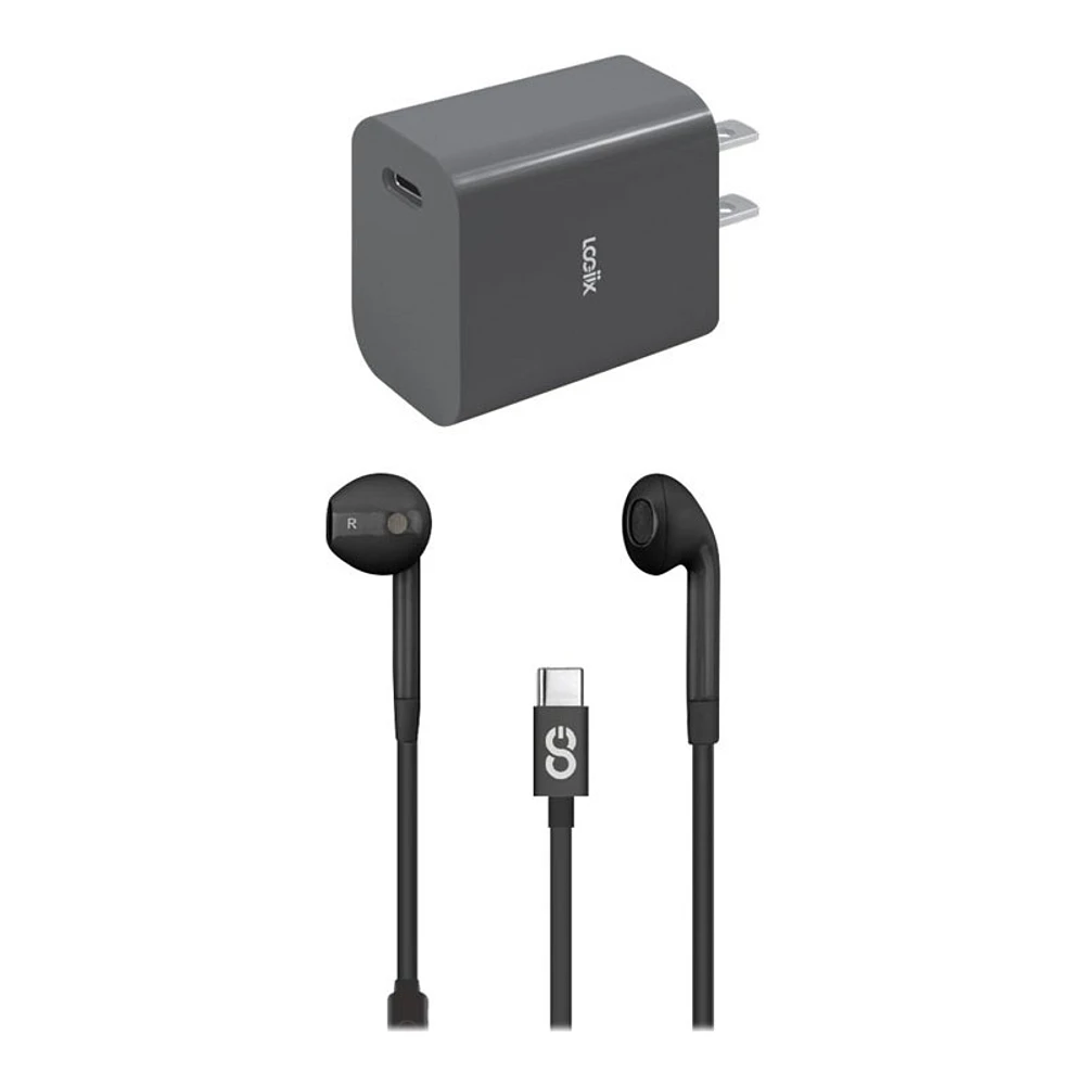 LOGiiX Essential Kit for Android Devices - Black