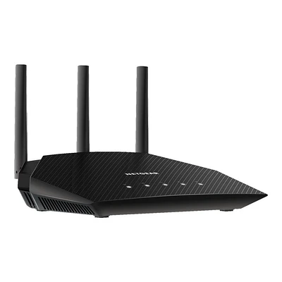 NETGEAR AX1800 Four-Stream Dual-Band Wi-Fi 6 Router - Black - RAX10-100CNS