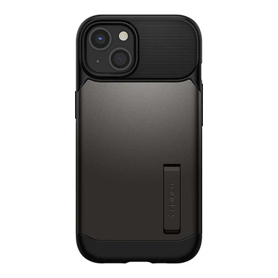 Spigen Slim Armor Back Cover for iPhone 13 - Gunmetal - SGPACS03425