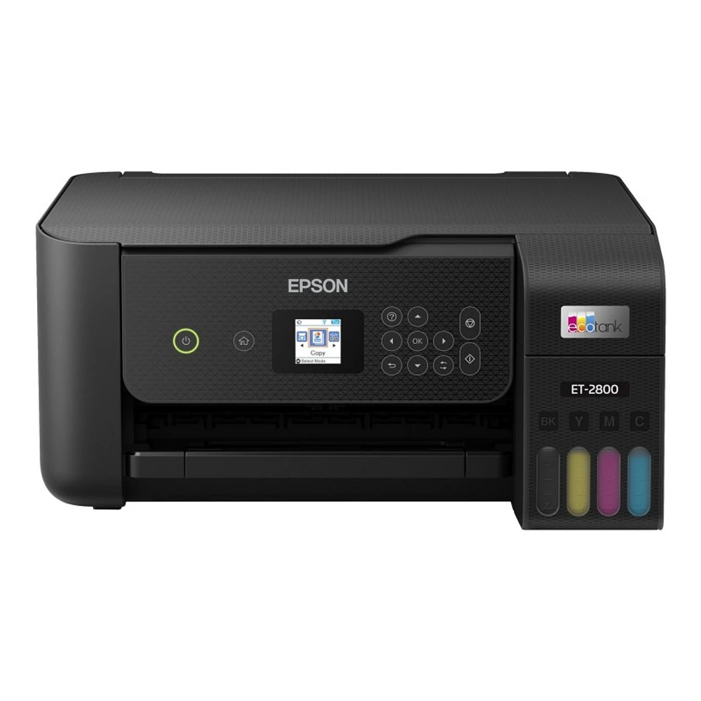 Epson EcoTank All-in-One Cartridge-Free Supertank Printer - Black - ET-2800